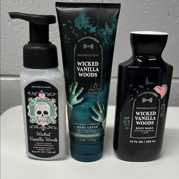 Bath & Body Works Wicked Vanilla Woods set - Picture 1 of 2